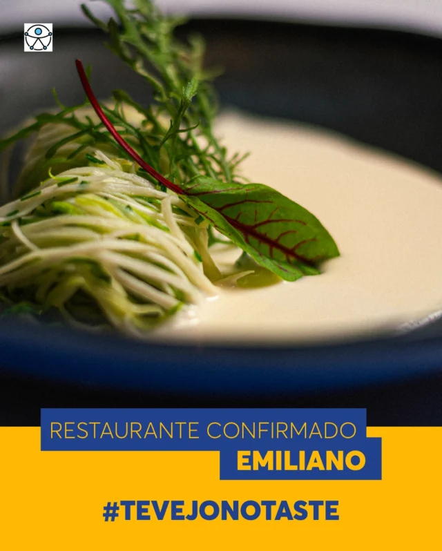 Confirmado: o @gastronomiaemiliano está no Taste São Paulo Festival 2025!Com uma cozinha que celebra a excelência dos ingredientes brasileiros com sofisticação, o Emiliano traz ao festival uma experiência gastronômica única e refinada.🎟️ Garanta seu ingresso! Link na bio.#TasteSaoPaulo #Emiliano #AltaGastronomia #GastronomiaBrasileira #TasteSaoPauloFestival2025#PraTodosVerem:Foto de um prato com fios finos de vegetais verdes sobre um creme claro, decorado com folhas verdes. No topo da imagem, o logo do Taste. Na parte inferior, uma faixa amarela com os dizeres “Restaurante confirmado Emiliano” e a hashtag #TeVejoNoTaste.